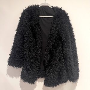 Black teddy  jacket